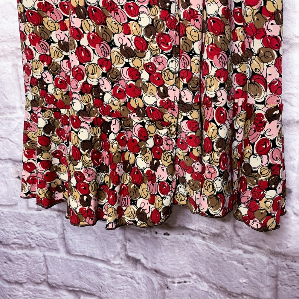 BCBG Patterned Wrap Dress NWOT - Picture 4 of 6